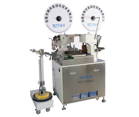 Kawat Stripping Dan Crimping Machine Durable Didukung Bahasa Inggris